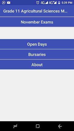 Run android online APK Grade 11 Agricultural Sciences Mobile Application from MyAndroid or emulate Grade 11 Agricultural Sciences Mobile Application using MyAndroid