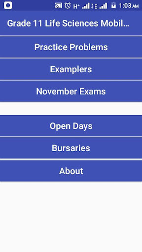 Emulate Android APK Grade 11 Life Sciences Mobile Application