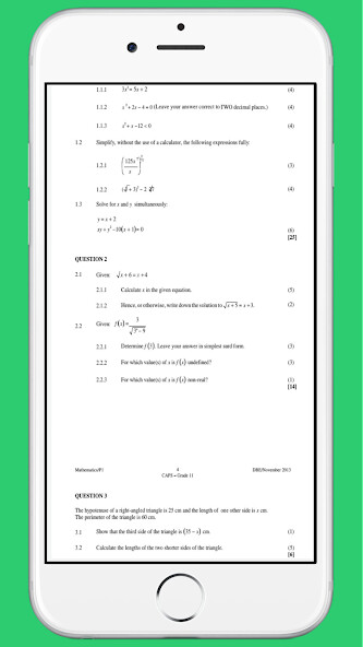 Run android online APK Grade 11 mathematics revision from MyAndroid or emulate Grade 11 mathematics revision using MyAndroid