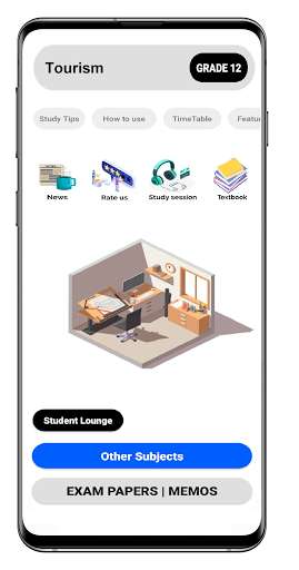 Run android online APK Grade 12 Tourism App from MyAndroid or emulate Grade 12 Tourism App using MyAndroid