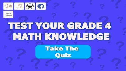 Emulate iPhone app Grade 4 Math Trivia using MyAndroid