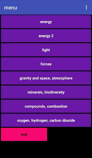 Run android online APK Grade 9 Natural Science Multiple Choice Quiz from MyAndroid or emulate Grade 9 Natural Science Multiple Choice Quiz using MyAndroid