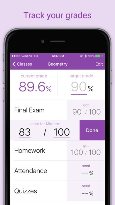 Emulate iPhone app Grades - Grade Calculator, GPA using MyAndroid Emulate iPhone app Grades - Grade Calculator, GPA using MyAndroid
