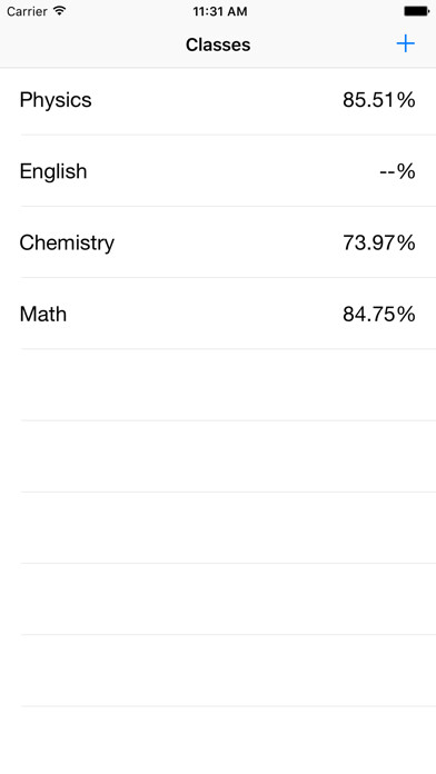 Emulate iPhone app Grades Tracker/Calculator using MyAndroid Emulate iPhone app Grades Tracker/Calculator using MyAndroid