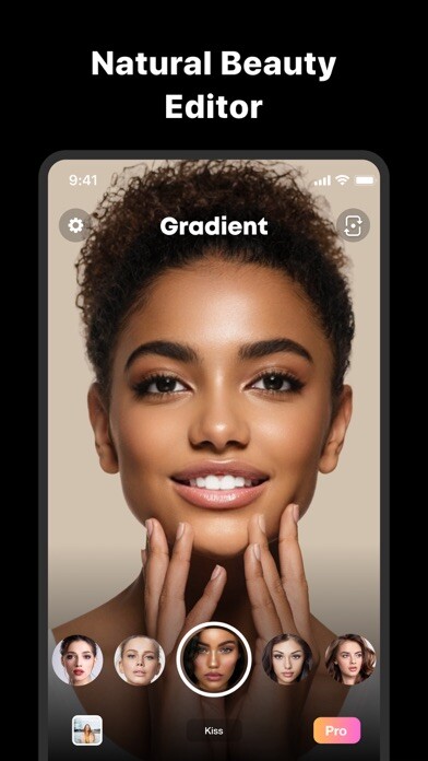 Emulate iPhone app Gradient: AI Photo Editor using MyAndroid