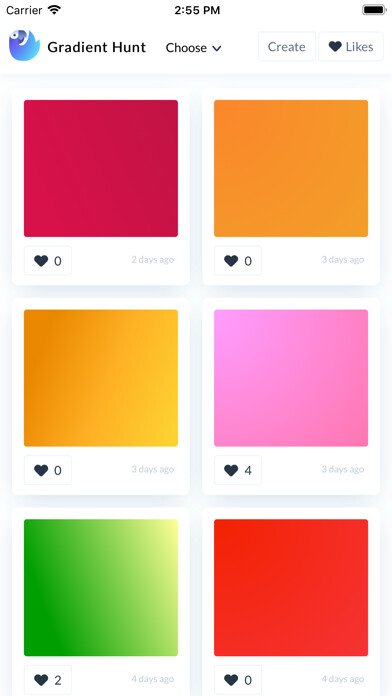 Emulate iPhone app Gradient Hunt using MyAndroid Emulate iPhone app Gradient Hunt using MyAndroid