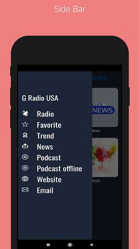 Run android online APK GRadio USA (Official) from MyAndroid or emulate GRadio USA (Official) using MyAndroid