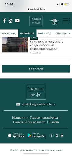 Run android online APK Gradske info from MyAndroid or emulate Gradske info using MyAndroid