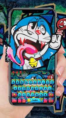 Emulate Android APK Graffiti Blue Cat keyboard Emulate Android APK Graffiti Blue Cat keyboard