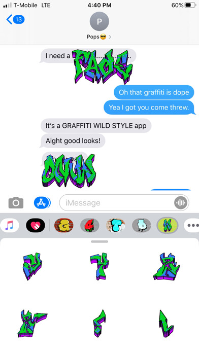 Emulate iPhone app GRAFFITI WILD STYLE LETTERS using MyAndroid Emulate iPhone app GRAFFITI WILD STYLE LETTERS using MyAndroid