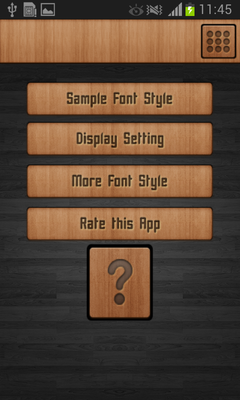 Emulate Android APK Grafitti Font Style