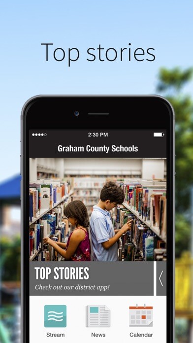 Emulate iPhone app Graham County Schools using MyAndroid