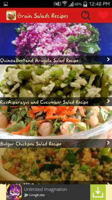 Emulate Android APK Grain Salads Recipes