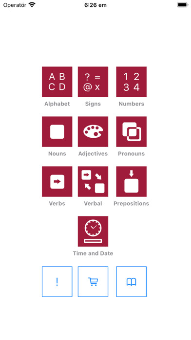 Emulate iPhone app gramLAT - Latin grammar using MyAndroid Emulate iPhone app gramLAT - Latin grammar using MyAndroid