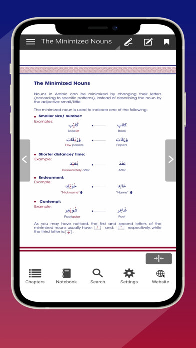 Emulate iPhone app Grammar advanced 2 using MyAndroid