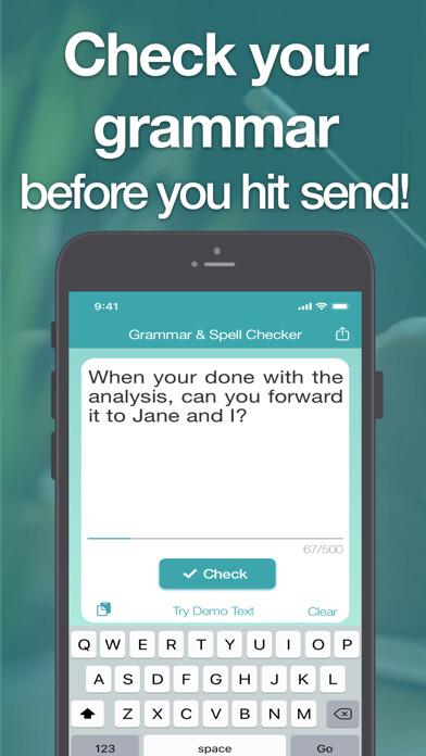 Emulate iPhone app Grammar Check゜ using MyAndroid Emulate iPhone app Grammar Check゜ using MyAndroid
