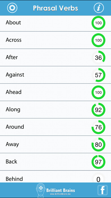Emulate iPhone app Grammar Up: Phrasal Verbs Lite using MyAndroid Emulate iPhone app Grammar Up: Phrasal Verbs Lite using MyAndroid