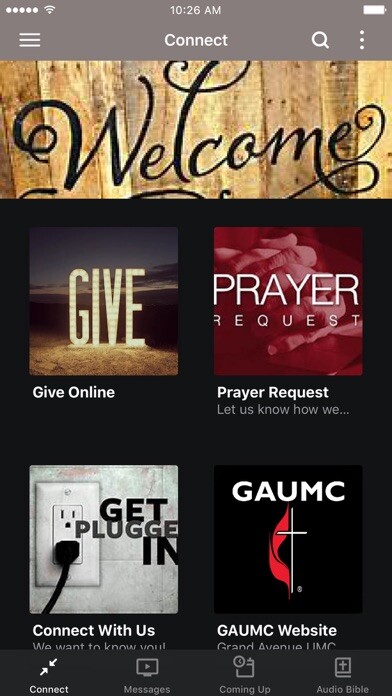 Emulate iPhone app Grand Avenue UMC using MyAndroid