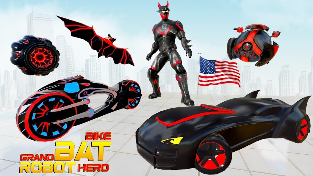 Run android online APK Grand Bat Robot Fight from MyAndroid or emulate Grand Bat Robot Fight using MyAndroid