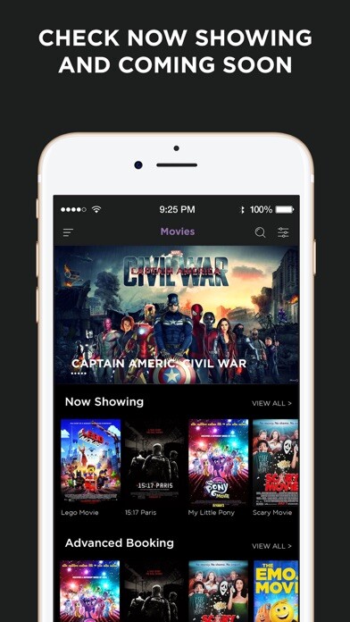 Emulate iPhone app Grand Cinemas Lebanon using MyAndroid Emulate iPhone app Grand Cinemas Lebanon using MyAndroid