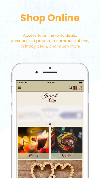Emulate iPhone app Grand Cru Wine And Spirits using MyAndroid Emulate iPhone app Grand Cru Wine And Spirits using MyAndroid