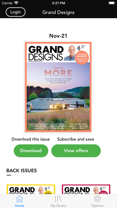 Emulate iPhone app Grand Designs Magazine using MyAndroid Emulate iPhone app Grand Designs Magazine using MyAndroid
