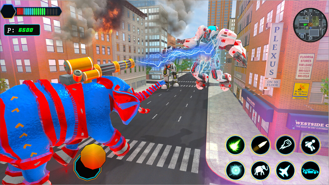 Run android online APK Grand Elephant Robot Jet game from MyAndroid or emulate Grand Elephant Robot Jet game using MyAndroid