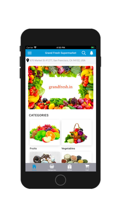 Emulate iPhone app Grand Fresh Calicut using MyAndroid Emulate iPhone app Grand Fresh Calicut using MyAndroid