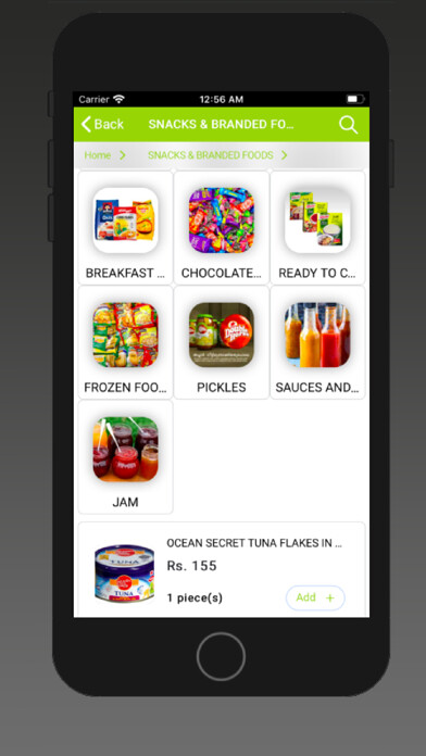 Emulate iPhone app Grand Fresh using MyAndroid Emulate iPhone app Grand Fresh using MyAndroid