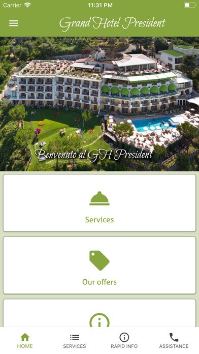 Emulate iPhone app Grand Hotel President using MyAndroid Emulate iPhone app Grand Hotel President using MyAndroid