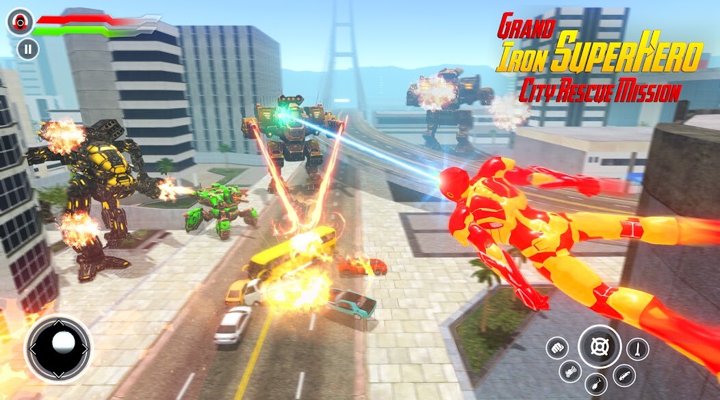Run android online APK Grand Iron Hero City Rescue from MyAndroid or emulate Grand Iron Hero City Rescue using MyAndroid