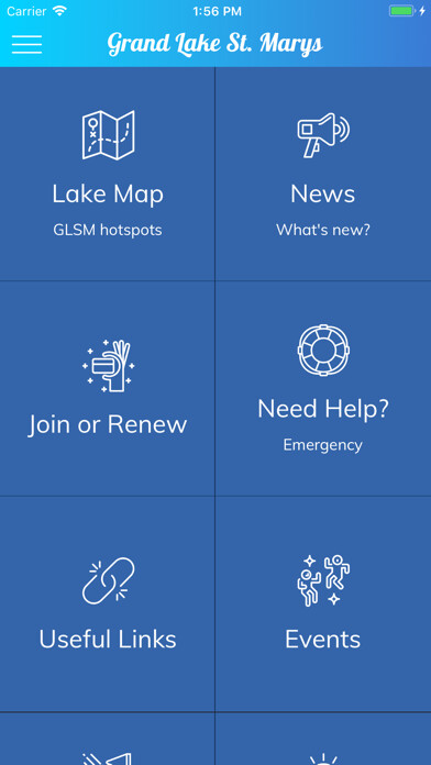 Emulate iPhone app Grand Lake St. Marys using MyAndroid