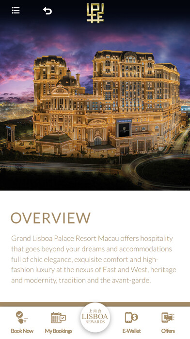 Emulate iPhone app Grand Lisboa Palace using MyAndroid Emulate iPhone app Grand Lisboa Palace using MyAndroid