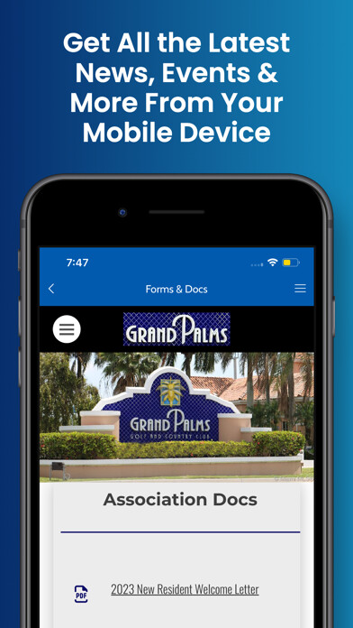 Emulate iPhone app Grand Palms HOA using MyAndroid Emulate iPhone app Grand Palms HOA using MyAndroid