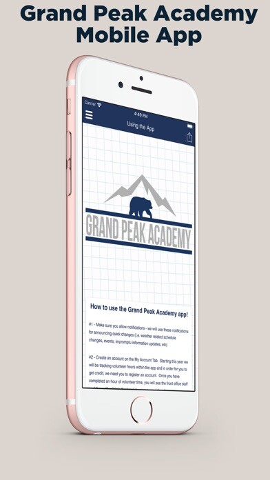 Emulate iPhone app Grand Peak using MyAndroid