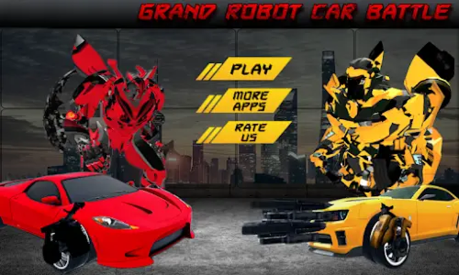 Emulate Android APK Grand Robot Car Battle 1.3 