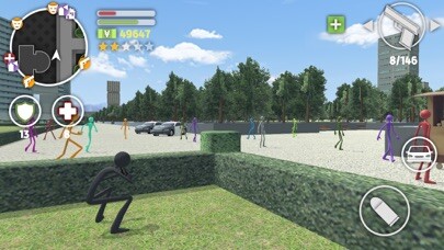 Emulate iPhone app Grand Stickman Assault V using MyAndroid