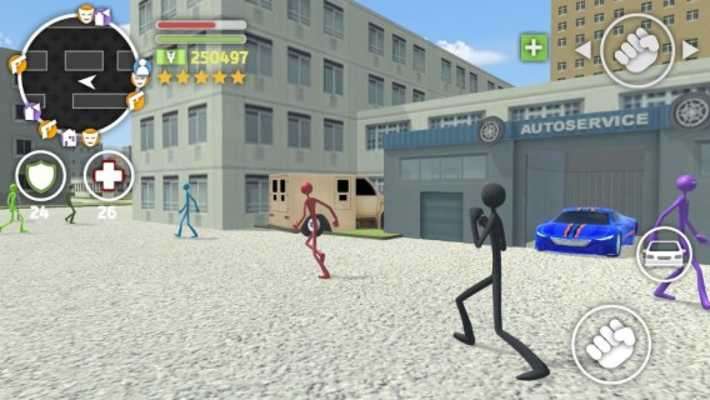 Emulate Android APK Grand Stickman Auto V