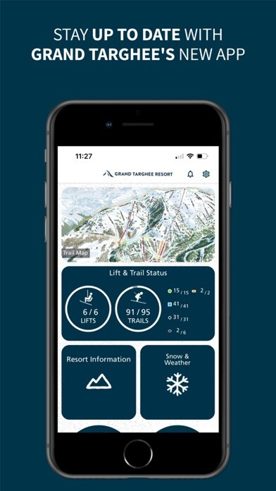 Emulate iPhone app Grand Targhee Resort using MyAndroid Emulate iPhone app Grand Targhee Resort using MyAndroid