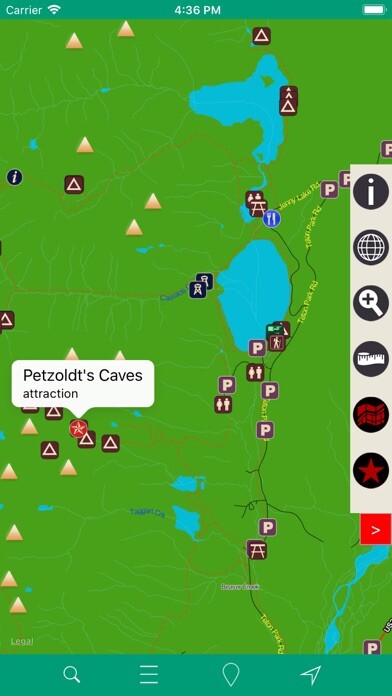 Emulate iPhone app Grand Teton National Park GPS using MyAndroid