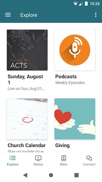 Run android online APK Grandview Bible Church from MyAndroid or emulate Grandview Bible Church using MyAndroid