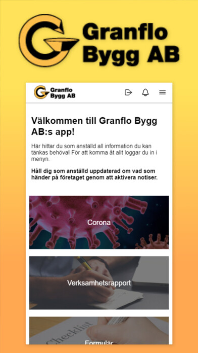Emulate iPhone app Granflo Bygg using MyAndroid Emulate iPhone app Granflo Bygg using MyAndroid