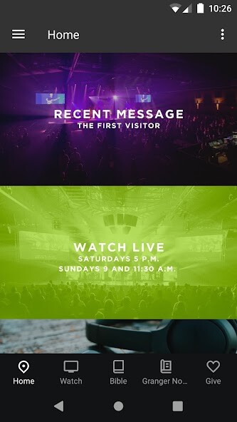 Run android online APK Granger Community Church from MyAndroid or emulate Granger Community Church using MyAndroid