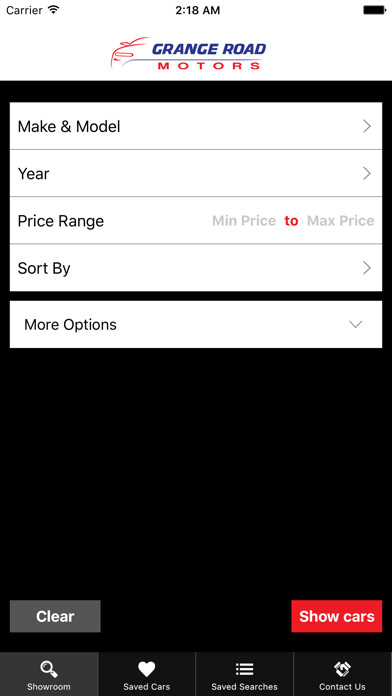 Emulate iPhone app Grange Road Motors using MyAndroid Emulate iPhone app Grange Road Motors using MyAndroid