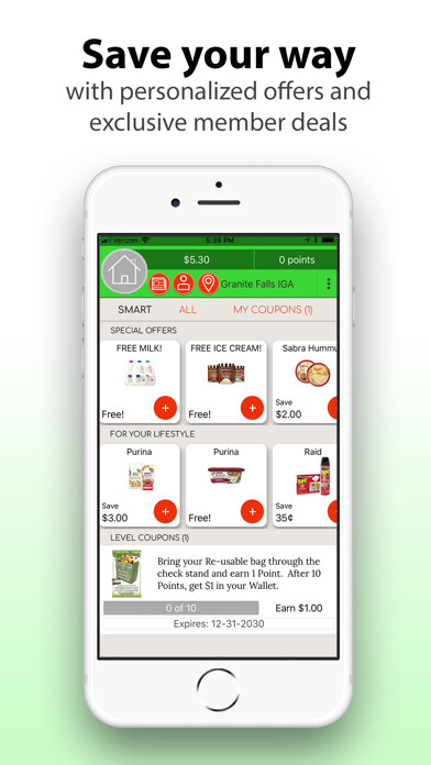 Emulate iPhone app Granite Falls IGA using MyAndroid Emulate iPhone app Granite Falls IGA using MyAndroid