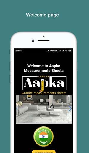 Run android online APK Granite Measurement Sheet from MyAndroid or emulate Granite Measurement Sheet using MyAndroid