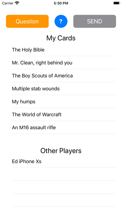 Emulate iPhone app Grannies Against Humanity using MyAndroid Emulate iPhone app Grannies Against Humanity using MyAndroid