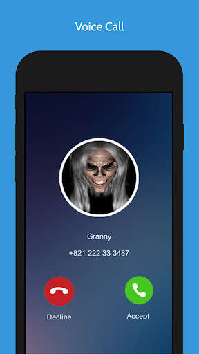 Run android online APK Granny fake Live video call prank 2022 from MyAndroid or emulate Granny fake Live video call prank 2022 using MyAndroid