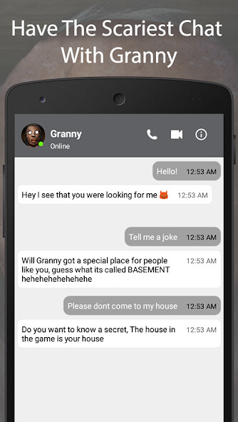 Run android online APK Grannys Fake Chat Video Call from MyAndroid or emulate Grannys Fake Chat Video Call using MyAndroid Run android online APK Grannys Fake Chat Video Call from MyAndroid or emulate Grannys Fake Chat Video Call using MyAndroid