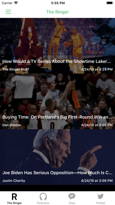 Emulate iPhone app GrantApp - Follow The Ringer using MyAndroid Emulate iPhone app GrantApp - Follow The Ringer using MyAndroid